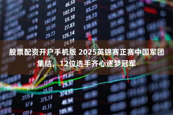 股票配资开户手机版 2025英锦赛正赛中国军团集结，12位选手齐心逐梦冠军